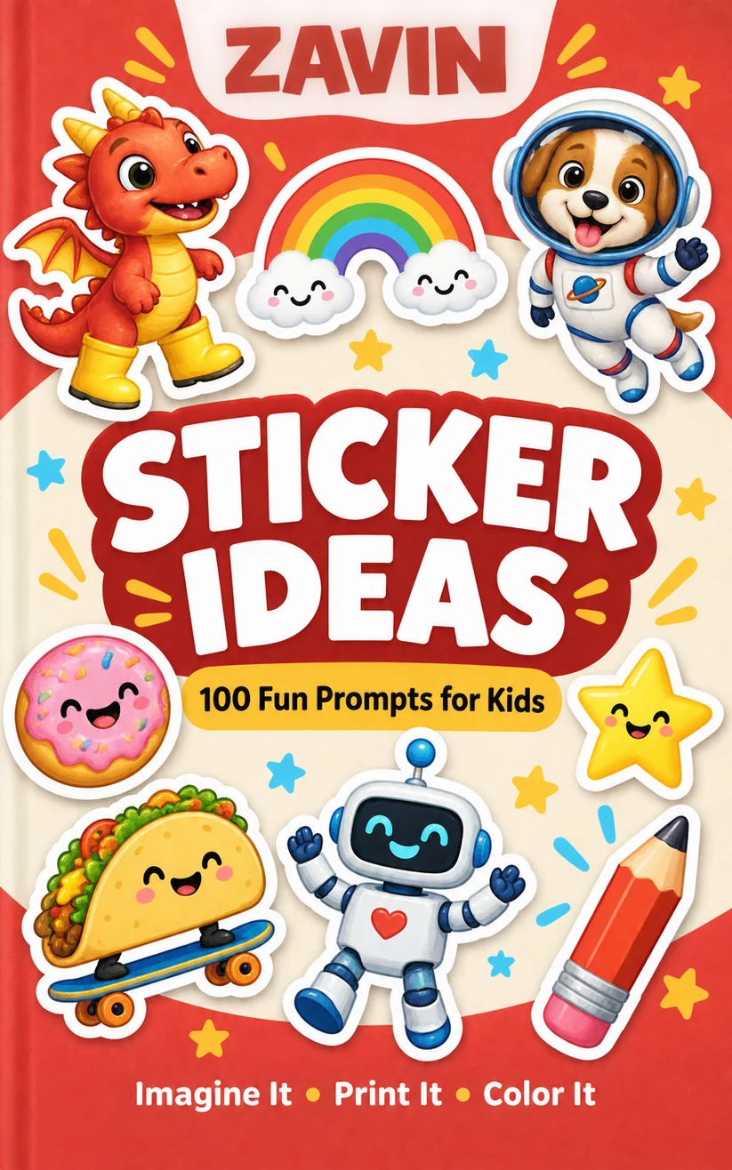 Ebook 100 Fun Sticker Prompts