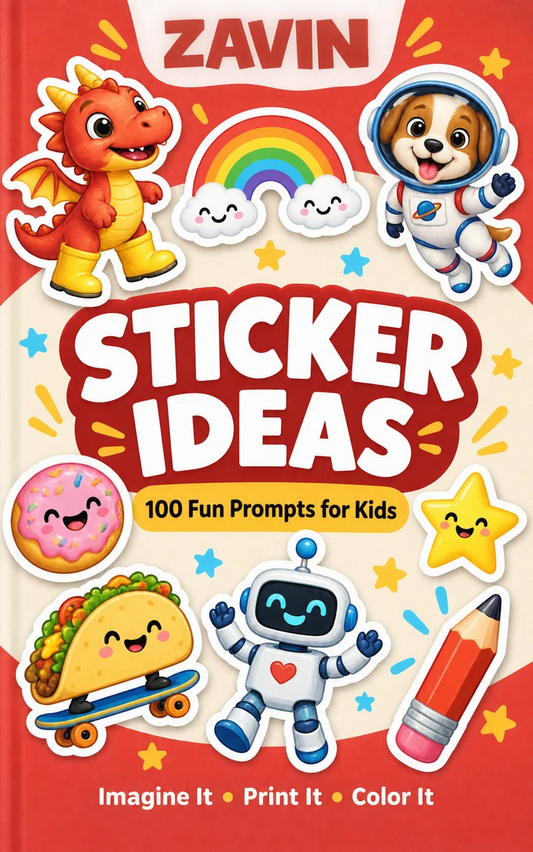 Ebook 100 Fun Sticker Prompts