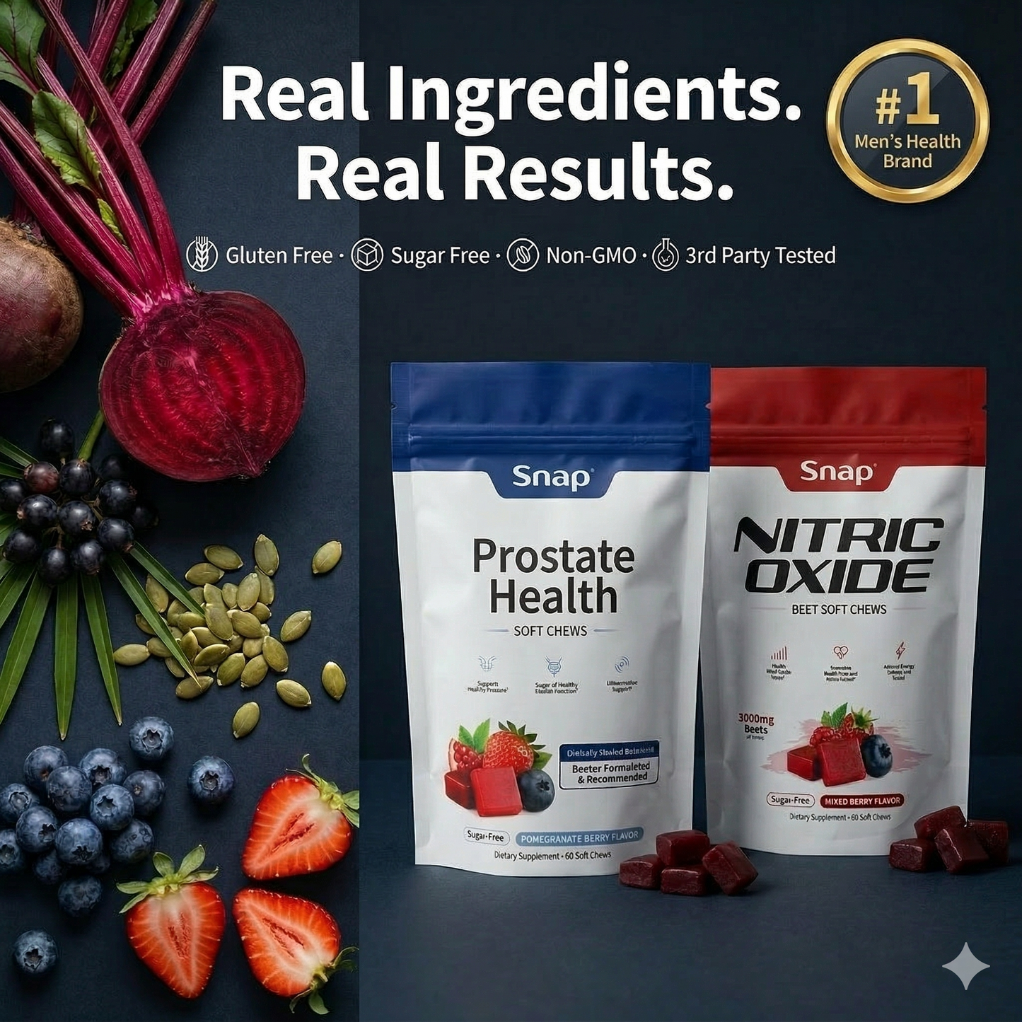 Novyre - Snap Nitric Oxide & Prostate Bundle